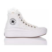 Converse Handgjorda Vita Sneakers för Kvinnor White, Dam