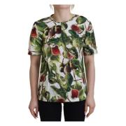 Dolce & Gabbana Bomull Frukt T-shirt Green, Dam