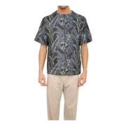 Etro Soho Blue T-Shirt Multicolor, Herr