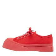 Marni Pre-owned Pre-owned Canvas sneakers Red, Dam