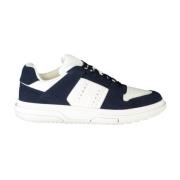 Tommy Hilfiger Blå Polyester Sneaker Casual Komfort Multicolor, Herr