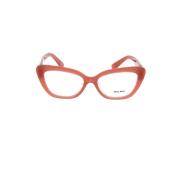 Miu Miu Stiliga solglasögon med unik design Red, Dam