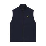 Lyle & Scott Softshell Gilet Bodywarmers Blue, Herr