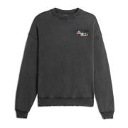 Axel Arigato Wes Distressed Sweatshirt Black, Herr