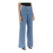 Magda Butrym Wide Jeans Blue, Dam