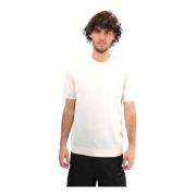 Roberto Collina Vit Crew Neck T-shirt White, Herr