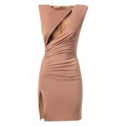 MVP wardrobe Saint-Mandrier Mini Dress Brown, Dam