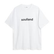 Soulland T-Shirts White, Herr