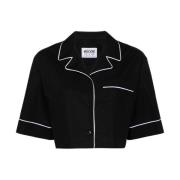 Moschino Svarta Skjortor för Män Black, Dam