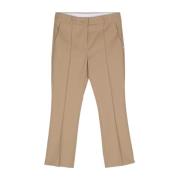 Sportmax Beige Casual Byxor Beige, Dam