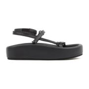 MM6 Maison Margiela Svart Plattform Sandal Black, Dam