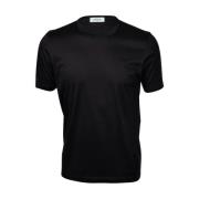 Gran Sasso Svart T-shirt och Polo Kollektion Black, Herr