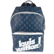 Louis Vuitton Vintage Pre-owned Canvas ryggsckar Blue, Dam