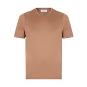 Gran Sasso Brun Casual T-shirt Polo Brown, Herr