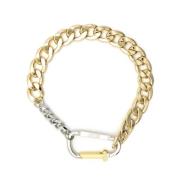 Aries Chunky Carabiner Necklace Yellow, Herr