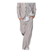 John Richmond Wide Trousers Beige, Herr