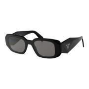 Prada Stiliga Solglasögon med 0PR 17Ws Design Black, Dam