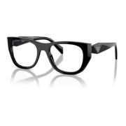 Prada Stiliga Glasögonbågar Black, Unisex