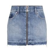 Tommy Hilfiger Denim Mini Kjol Blue, Dam