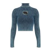 Diesel Sweater `M-Anchor-A-Tn` Blue, Dam