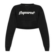 Dsquared2 Kort sweatshirt Black, Dam