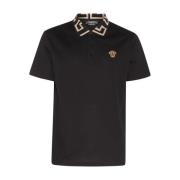 Versace Polo Shirts Black, Herr