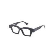 Kuboraum Stiliga svarta solglasögon med PMB Black, Unisex