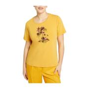Elena Mirò Stiliga T-shirts och Polos Yellow, Dam