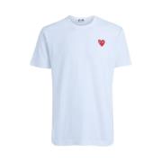 Comme des Garçons Play Vit Crewneck T-shirt White, Herr