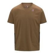 K-Way Resa Seril T-shirt Brown, Herr