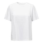 Only Dam T-shirt Vår/Sommar Kollektion White, Dam