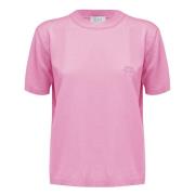 MVP wardrobe Venice Knit T-Shirt Pink, Dam