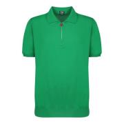 Kiton Gröna T-shirts Polos Ss24 Green, Herr