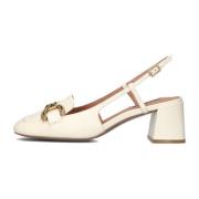 Bibi Lou Elegant Cream Slingbacks White, Dam