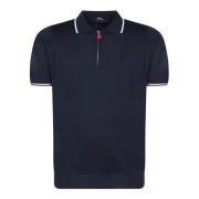 Kiton Blå T-shirts & Polos för män Blue, Herr