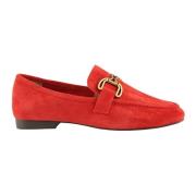 Bibi Lou Röd Mocka Loafer Sko Red, Dam