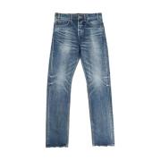 Celine Klassiska Denim Jeans för Vardagsbruk Blue, Herr