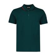Moncler Klassiskt Logo Polo Skjorta Green, Herr