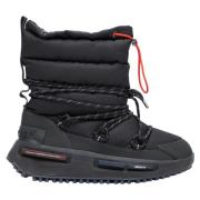 Moncler Vadderade Mid-Ankelstövlar Black, Dam