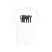 Heron Preston Logo Print Bomull T-Shirt White, Herr