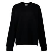 Moncler Metallic Logo Sweatshirt Black, Dam