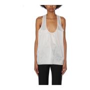 Christian Boaro Nylon Tank Top White, Dam