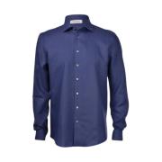 Gran Sasso Grundläggande Skjorta Blue, Herr