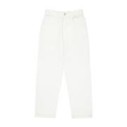 Moncler Mom Fit Denim Jeans White, Dam