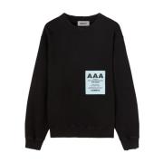 Ambush Grafisk Crewneck Tröjor Black, Herr