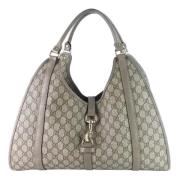 Gucci Vintage Pre-owned Canvas axelremsvskor Beige, Dam