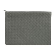 Bottega Veneta Slate-silver Plånböcker för Män Green, Herr