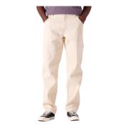 Dickies Rå Twill Ecru Stiliga Byxor Beige, Herr