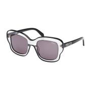 Emilio Pucci Acetat solglasögon för kvinnor Gray, Unisex