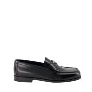 Prada Läder Slip-On Moccasins Black, Herr